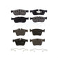 Front Rear Semi-Metallic Brake Pads Kit For Land Rover Jaguar F-Pace Discovery Sport Range Evoque Velar XE XF E-Pace KPF-100505
