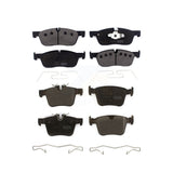 Front Rear Semi-Metallic Brake Pads Kit For Land Rover Jaguar F-Pace Discovery Sport Range Evoque Velar XE XF E-Pace KPF-100505