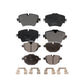 Front Rear Semi-Metallic Brake Pads Kit For BMW X3 X4 KPF-100509