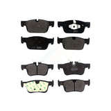 Front Rear Semi-Metallic Brake Pads Kit For 2018-2019 Volvo XC60 With 322mm Diameter Rotor KPF-100511