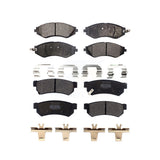Front Rear Semi-Metallic Brake Pads Kit For Chevrolet Spark EV KPF-100514
