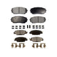 Front Rear Semi-Metallic Brake Pads Kit For 2019-2022 Mazda CX-5 Turbocharged KPF-100515