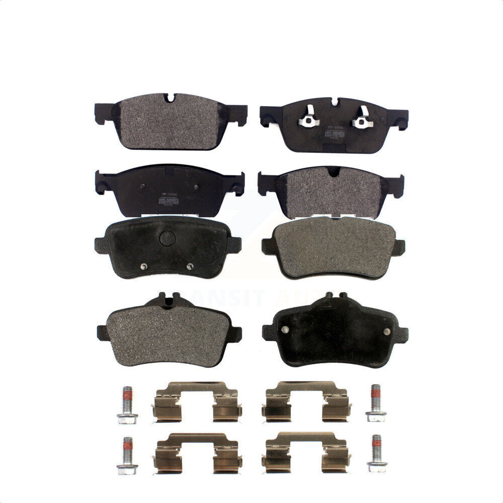Front Rear Semi-Metallic Brake Pads Kit For Mercedes-Benz ML550 GLE550e GLS350d KPF-100525