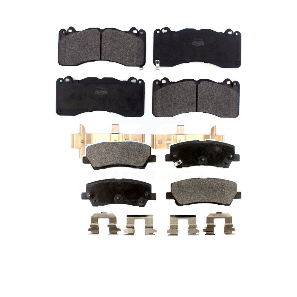 Front Rear Semi-Metallic Brake Pads Kit For Ford Mustang KPF-100531