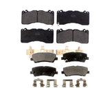Front Rear Semi-Metallic Brake Pads Kit For Ford Mustang KPF-100531