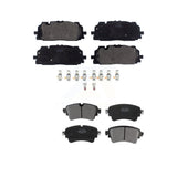 Front Rear Semi-Metallic Brake Pads Kit For Audi A6 Quattro S5 S4 Sportback allroad A7 KPF-100536
