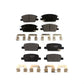 Front Rear Semi-Metallic Brake Pads Kit For 2016-2020 Chevrolet Malibu With Manual Parking KPF-100537