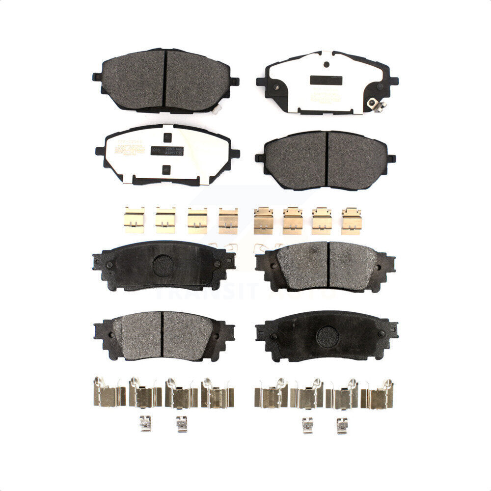 Front Rear Semi-Metallic Brake Pads Kit For Toyota C-HR KPF-100538