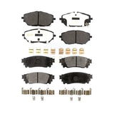 Front Rear Semi-Metallic Brake Pads Kit For Toyota C-HR KPF-100538