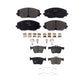 Front Rear Semi-Metallic Brake Pads Kit For Volkswagen Atlas Cross Sport KPF-100539