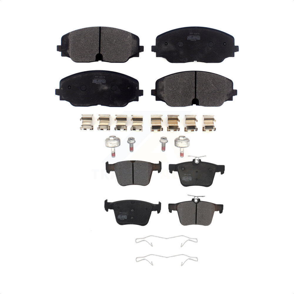 Front Rear Semi-Metallic Brake Pads Kit For Volkswagen Atlas Cross Sport KPF-100539