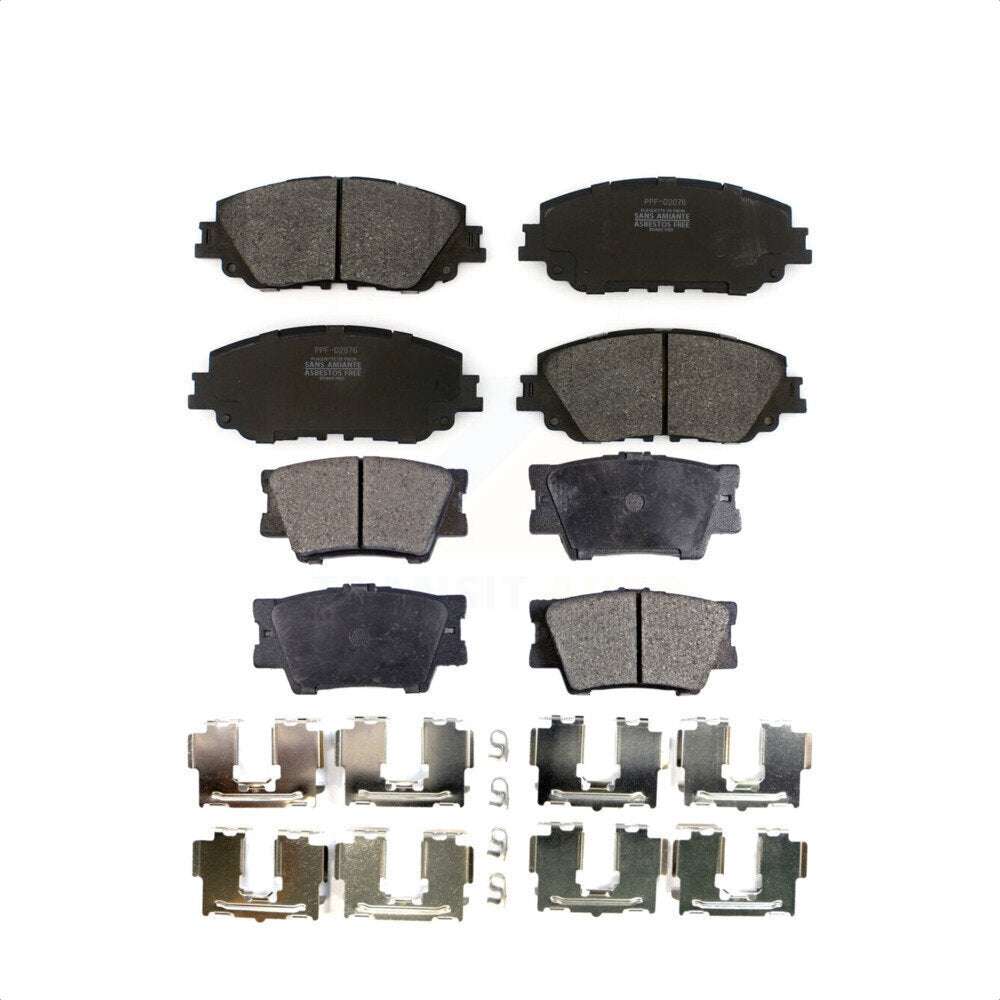 Front Rear Semi-Metallic Brake Pads Kit For Toyota Camry KPF-100540