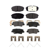 Front Rear Semi-Metallic Brake Pads Kit For Kia Soul Forte Hyundai Elantra GT Kona Forte5 KPF-100543