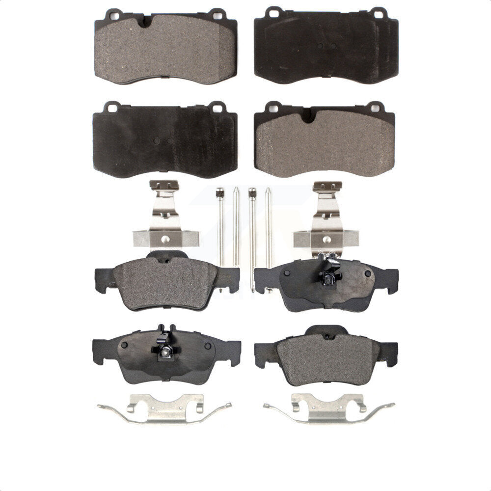 Front Rear Semi-Metallic Brake Pads Kit For Mercedes-Benz S550 SL550 CL550 S600 S350 S400 CL600 S450 KPF-100550