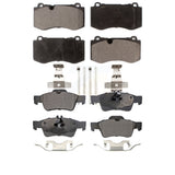 Front Rear Semi-Metallic Brake Pads Kit For Mercedes-Benz S550 SL550 CL550 S600 S350 S400 CL600 S450 KPF-100550