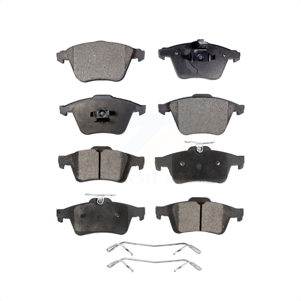Front Rear Semi-Metallic Brake Pads Kit For Mazda 3 Volvo S40 C70 V50 KPF-100560