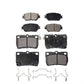 Front Rear Semi-Metallic Brake Pads Kit For Lexus IS250 GS300 KPF-100579