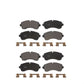 Front Rear Semi-Metallic Brake Pads Kit For W42 Workhorse Custom Chassis P32 KPF-100592