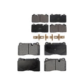 Front Rear Semi-Metallic Brake Pads Kit For Chevrolet Corvette Camaro KPF-100605