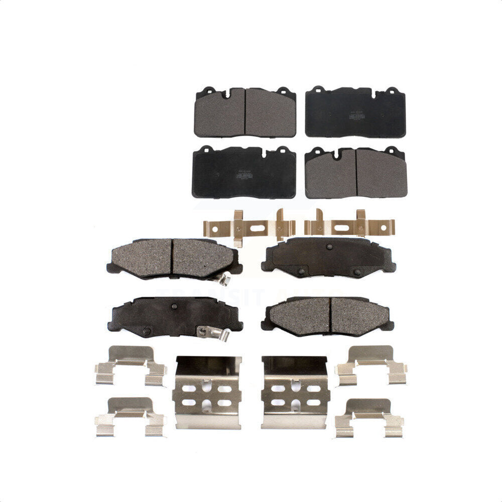 Front Rear Semi-Metallic Brake Pads Kit For 2012 Chevrolet Corvette Base With Ceramic Composite Brakes KPF-100606
