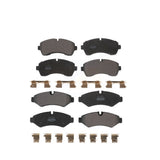 Front Rear Semi-Metallic Brake Pads Kit For Mercedes-Benz Sprinter 3500 2500 Freightliner 1500 3500XD KPF-100610