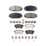 Front Rear Semi-Metallic Brake Pads Kit For 2019 Toyota Corolla 1.8L With Electric Parking KPF-100613
