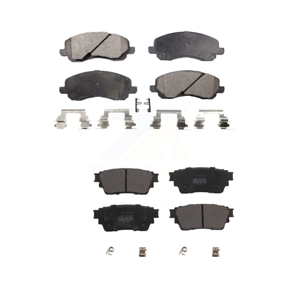 Front Rear Semi-Metallic Brake Pads Kit For Mitsubishi Outlander KPF-100622