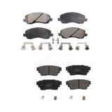 Front Rear Semi-Metallic Brake Pads Kit For Mitsubishi Outlander KPF-100622