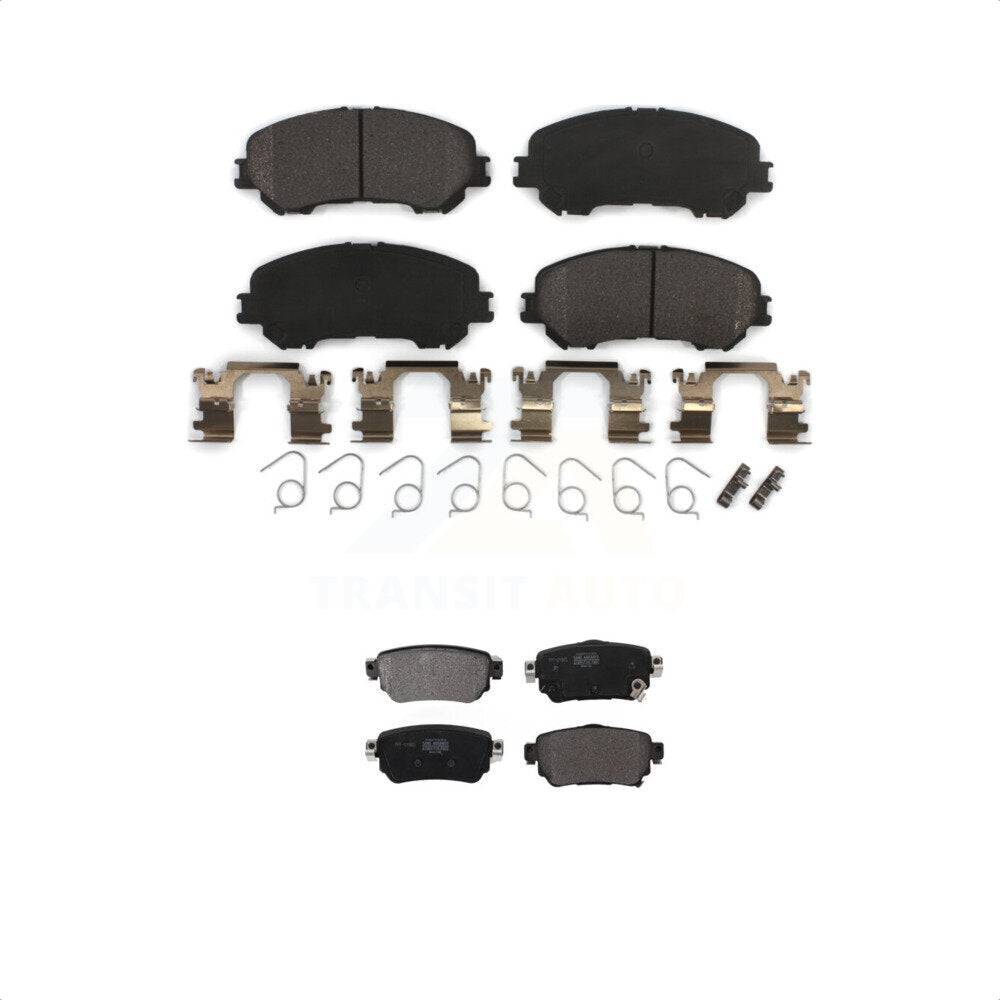 Front Rear Semi-Metallic Brake Pads Kit For Nissan Rogue Sport Qashqai With Electric Parking KPF-100623