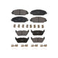 Front Rear Semi-Metallic Brake Pads Kit For Ram 1500 Jeep Wagoneer KPF-100628