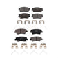 Front Rear Semi-Metallic Brake Pads Kit For Kia Sportage Hyundai Tucson With Electric Parking KPF-100631