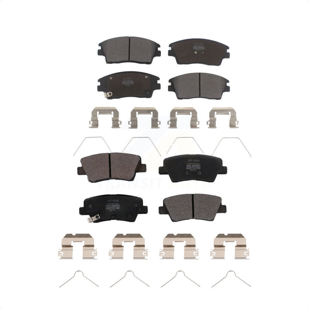 Front Rear Semi-Metallic Brake Pads Kit For Kia Sportage Hyundai Tucson With Electric Parking KPF-100631