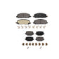Front Rear Semi-Metallic Brake Pads Kit For Lincoln Aviator Ford Police Interceptor Utility KPF-100632