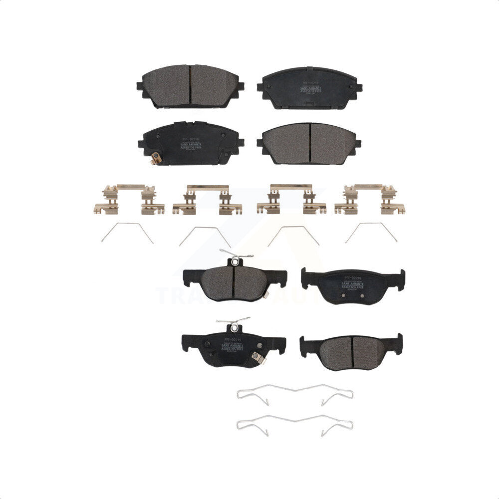 Front Rear Semi-Metallic Brake Pads Kit For Mazda 3 Sport KPF-100641