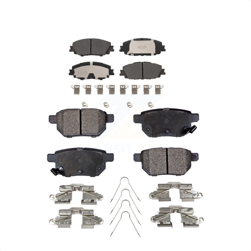 Front Rear Semi-Metallic Brake Pads Kit For Toyota Corolla Prius Prime KPF-100658