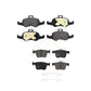 Front Rear Semi-Metallic Brake Pads Kit For 2016-2019 Audi TTS Quattro KPF-100666