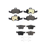 Front Rear Semi-Metallic Brake Pads Kit For 2016-2019 Audi TTS Quattro KPF-100666