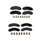 Front Rear Semi-Metallic Brake Pads Kit For 2019-2022 Ram 3500 With Dual Wheels KPF-100671