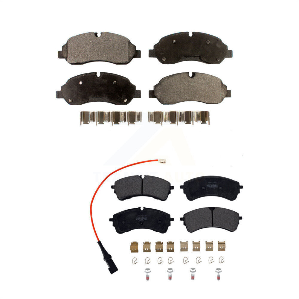 Front Rear Semi-Metallic Brake Pads Kit For Ford Transit-350 HD KPF-100675