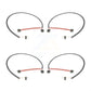 Mpulse Front Rear Disc Brake Pads Wear Sensor (4 Pack) For Porsche 911 KSE-100113