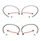 Mpulse Front Rear Disc Brake Pads Wear Sensor (4 Pack) For Porsche 911 KSE-100114