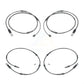 Mpulse Front Rear Disc Brake Pads Wear Sensor (4 Pack) For BMW M6 Gran Coupe KSE-100120