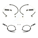 Mpulse Front Rear Disc Brake Pads Wear Sensor (4 Pack) For 2006-2008 BMW Z4 Roadster 3.0si Coupe with 3.0L KSE-100126