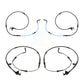 Mpulse Front Rear Disc Brake Pads Wear Sensor (4 Pack) For 2016 Jaguar XE 2.0L 3.0L with rear brakes To VIN (GA942527) All Wheel Drive KSE-100132