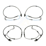 Mpulse Front Rear Disc Brake Pads Wear Sensor (4 Pack) For Jaguar XE XF KSE-100134