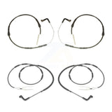 Mpulse Front Rear Disc Brake Pads Wear Sensor (4 Pack) For BMW 328i 335i 128i 135i 335d 135is 323i 130i KSE-100142