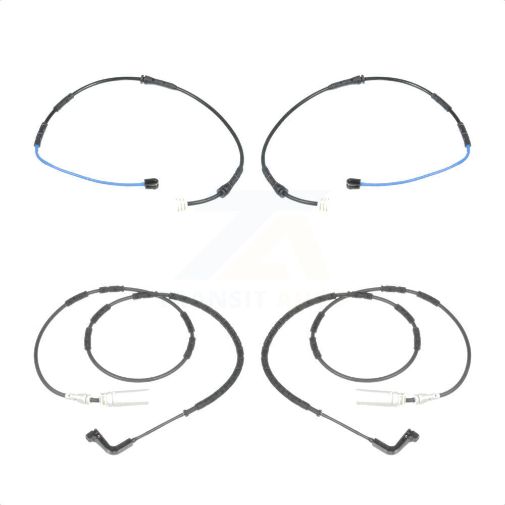 Mpulse Front Rear Disc Brake Pads Wear Sensor (4 Pack) For BMW 135i 135is w/o Performance Package 3.0L with KSE-100146