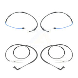 Mpulse Front Rear Disc Brake Pads Wear Sensor (4 Pack) For BMW 135i 135is w/o Performance Package 3.0L with KSE-100146
