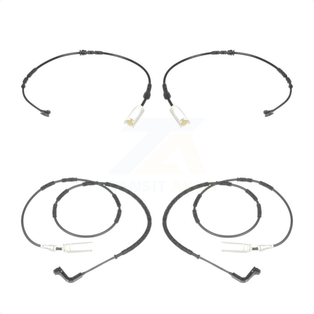 Mpulse Front Rear Disc Brake Pads Wear Sensor (4 Pack) For 2011-2012 BMW 128i 3.0L with w Performance Package KSE-100147