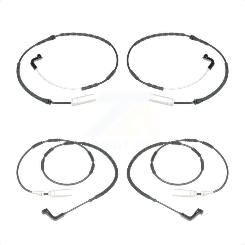 Mpulse Front Rear Disc Brake Pads Wear Sensor (4 Pack) For 2009-2010 BMW 328i xDrive 335i 3.0L with KSE-100148